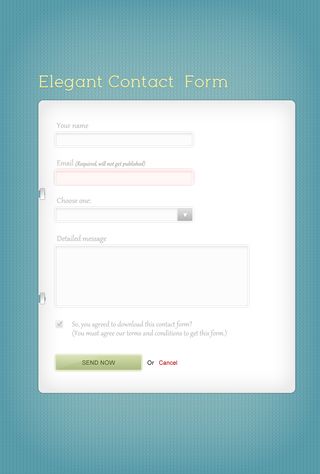 Contact-Form-PSD