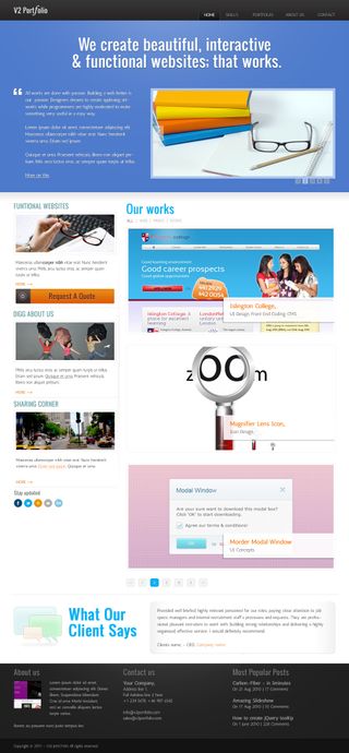 List page template