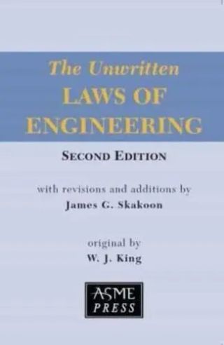 Cover of The Unwritten Laws of Engineering